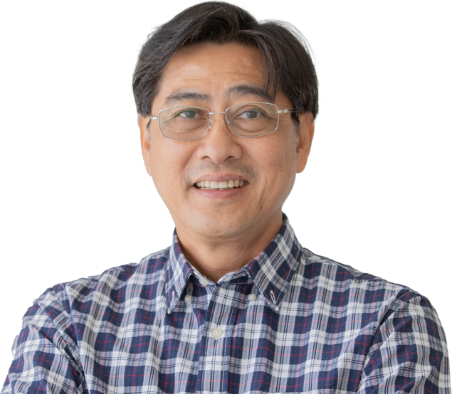 photo of smiling man with glasses
