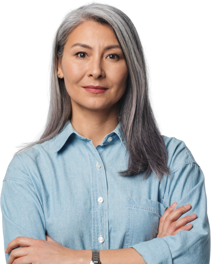 Image of middle-aged Asian woman with Sjögren’s disease